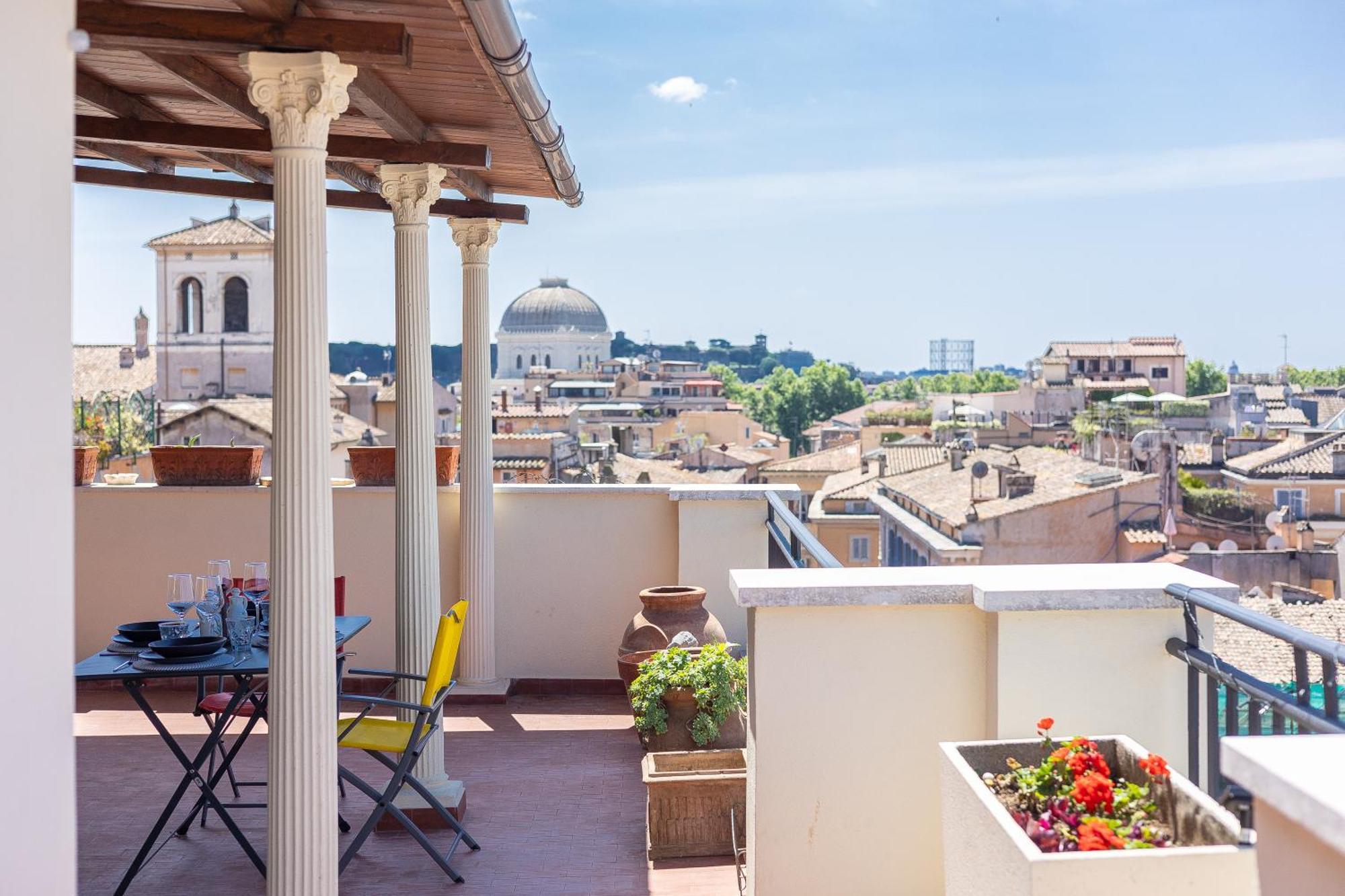 Argentina Penthouse By Rental In Рим Экстерьер фото