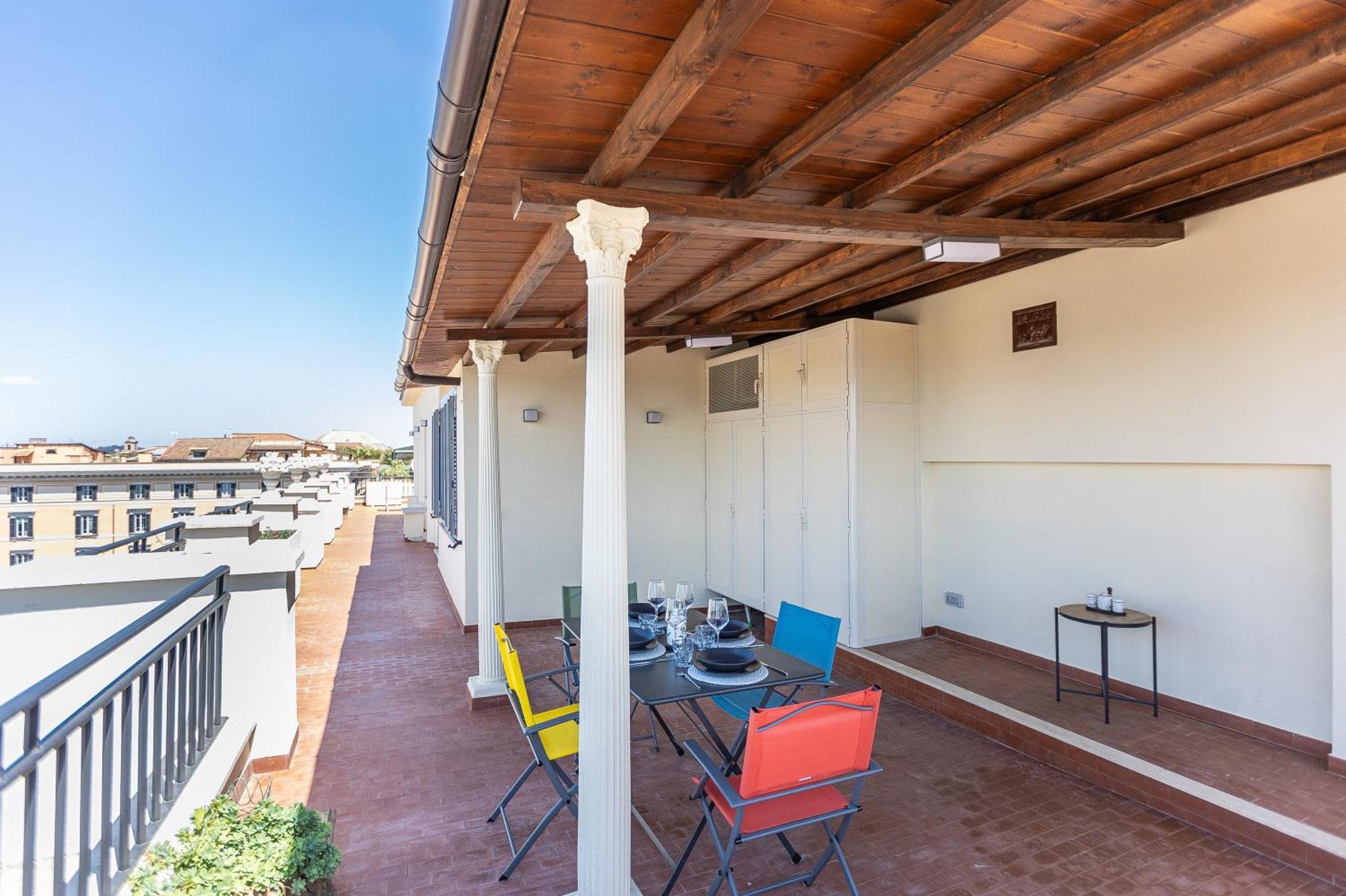 Argentina Penthouse By Rental In Рим Экстерьер фото