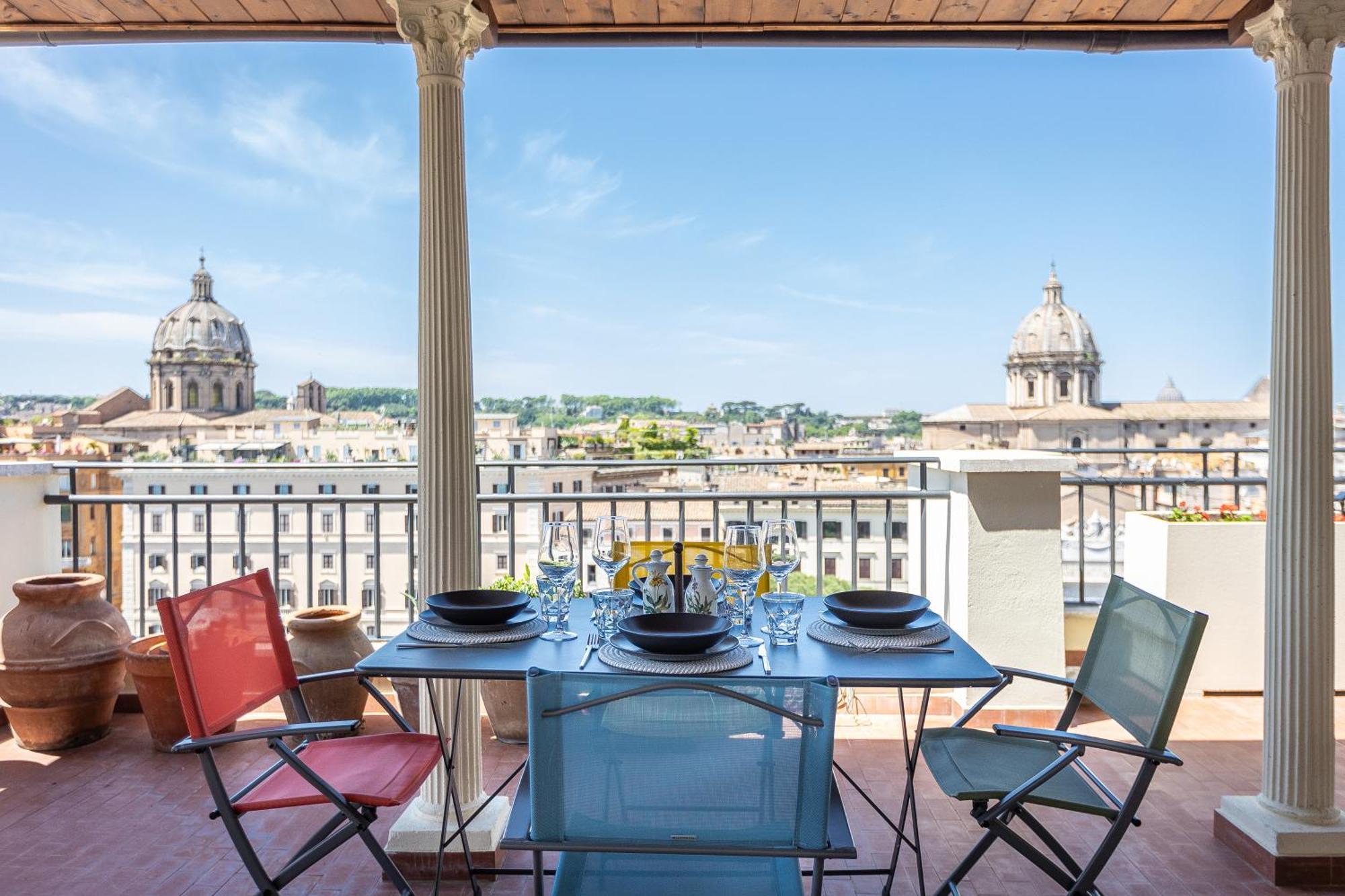 Argentina Penthouse By Rental In Рим Экстерьер фото
